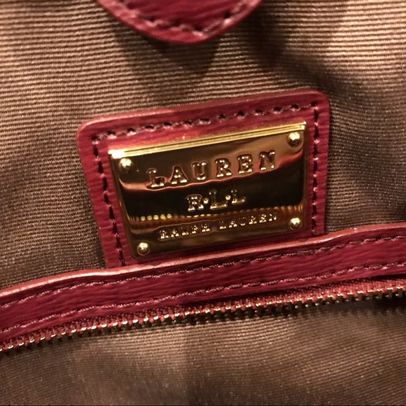 Deep red Lauren purse - Picture 7 of 8